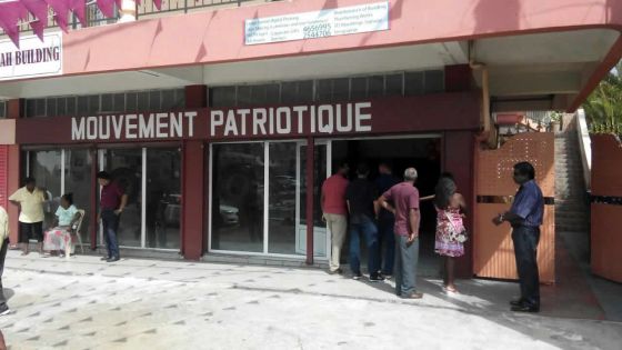 Le Mouvement patriotique inaugure son quartier général à Quatre-Bornes