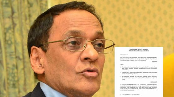 [Document] Vishnu Lutchmeenaraidoo accuse Roshi Bhadain de vouloir le «tuer politiquement»