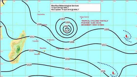 Météo : les dernières nouvelles sur le cyclone Fantala ; avis de vents forts à partir de jeudi matin