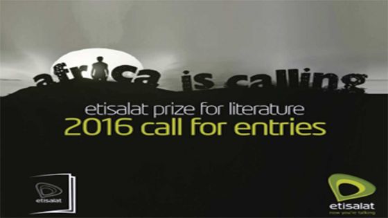 2016 Etisalat Pan-African Prize for Literature: Call for entries from writers