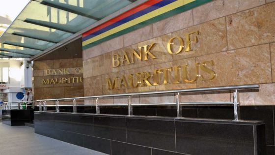 Banque de Maurice: hausse de la croissance de la masse monétaire
