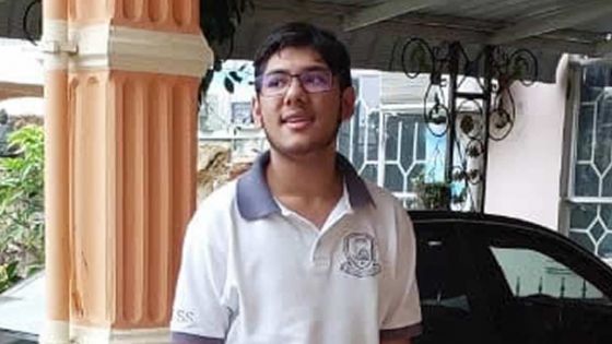 Classé 16e dans la filière scientifique : Yashveerdass Ramdhan a pris part aux examens à 16 ans 