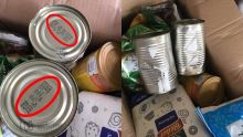 Denrées alimentaires aux familles pauvres : un couple âgé dit avoir reçu des produits périmés