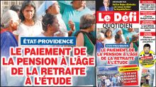Voici la Une du Defi Quotidien de ce mardi 02 juin 2020