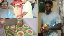 Tempête Calvinia  -Au centre social de Bambous : distribution de «biskwi ek delo» 