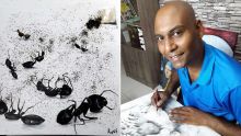 Ravi Beekharry : à coups de pinceaux !