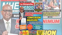 Voici la Une de Le Dimanche/L'Hebdo de ce Dimanche 04 Juin 2023