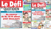 Voici la une du Défi Quotidien de ce Mardi 04 Juin 2024