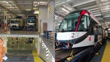 Metro Express : le premier train est arrivé à Maurice, voici les premières images