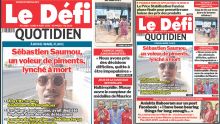 Voici la une du Défi Quotidien de ce Lundi 04 Août 2025