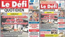 Voici la une du Défi Quotidien de ce Mardi 04 Novembre 2025