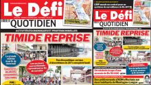 Voici la Une du Défi Quotidien de ce mardi 05 janvier 2021