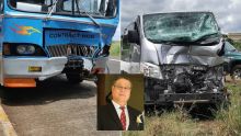 Collision entre un van et un autobus à Morcellement Saint-André : fin tragique pour un entrepreneur de Roche-Bois