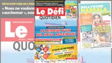 Voici la Une du Defi Quotidien de ce jeudi 06 août 2020