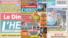 Voici la Une de Le Dimanche/L'Hebdo de ce Dimanche 06 Août 2023