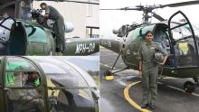 Helicopter Squadron : la Cadet Officer Ramjee Essoo,  première apprentie pilote