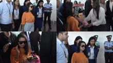 [En images] Neha Kakkar : l'interprète de Garmi est arrivée à Maurice !