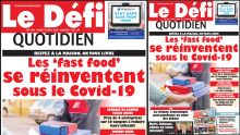 Voici la Une du Defi Quotidien de ce mardi 07 avril 2020