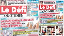 Voici la Une du Défi Quotidien de ce mercredi 7 juillet 2021