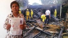 Maison incendiée : la famille Ramdass a bien besoin d’aide