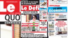 Voici la Une du Défi Quotidien de ce Mercredi 07 Août 2019