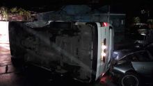Accident : collision entre un van et une voiture à Vacoas