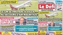 Voici la Une du Défi Quotidien de ce mercredi 08 Septembre 2021