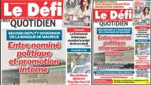 Voici la une du Défi Quotidien de ce Mardi 09 Septembre 2025