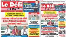 Voici la Une du Défi Plus de ce Samedi 10 Mai 2025