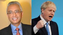 Londres : Rencontre Pravind Jugnauth/Boris Johnson ce lundi, les Chagos au menu des discussions