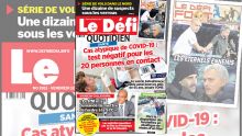Voici la Une du Défi Quotidien de ce vendredi 12 février 2021