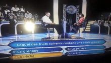 Version mauricienne de Qui veut gagner des millions? : une question fait le buzz