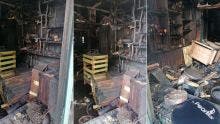 Incendie au Caudan : premières images de l’ampleur des dégâts 