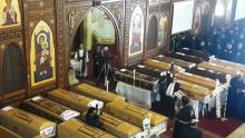 Egypte : funérailles des 24 morts de l'attentat contre une église copte