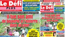 Voici la Une du Défi Plus de ce samedi 13 février 2021