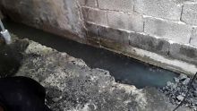 Canal Bathurst, Terre-Rouge : accumulation d’eau qui vient d’une source inconnue