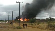 Goodlands : des pylônes électriques se trouvant dans un entrepôt prennent feu