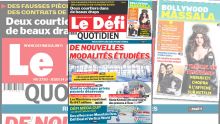 Voici la Une du Défi Quotidien de ce jeudi 14 janvier 2021