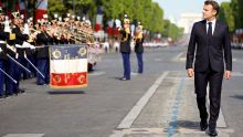 Coup d'envoi du défilé militaire du 14-Juillet à Paris, en pleine guerre en Ukraine