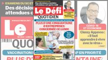 Voici la Une du Défi Quotidien de ce Lundi 15 mars 2021