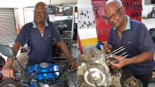 Toujours actif à 71 ans : Marymootoo Cuneapen, ‘senior’ consultant en motos