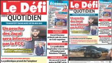 Voici la une du Défi Quotidien de ce Mercredi 17 Septembre 2025