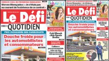 Voici la une du Défi Quotidien de ce Jeudi 19 Septembre 2024