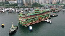 Le célèbre restaurant flottant de Hong Kong a coulé en mer de Chine
