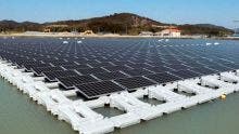 Innovation : la MARENA veut installer des panneaux solaires flottants sur nos réservoirs