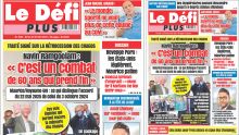 Voici la Une du Défi Plus de ce Samedi 24 Mai 2025