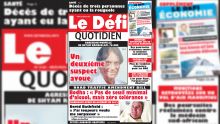 Voici la Une du Defi Quotidien de ce mercredi 25 juillet 2018