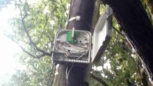 À Curepipe : une boîte de câbles de fibre optique laissée ouverte