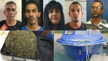 Trafic de cannabis entre La Réunion et Maurice : trois des quatre occupants du bateau bourré de zamal écroués