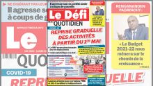 Voici la Une du Défi Quotidien de ce lundi 26 avril 2021